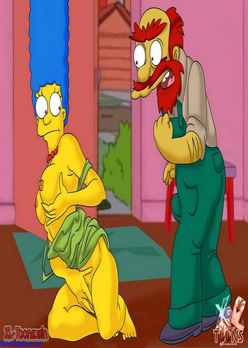 Marge Cheating On Homer With Willy
